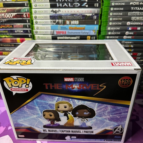 Ms Marvel Captain Marvel Photon Funko Pop 3 pack           Pop #1258 - Picture 3 of 7